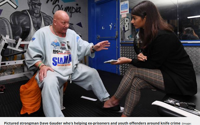 Big Dave Interviewed By Stephanie Balloo For The Article Above In The Birmingham Post & Mail